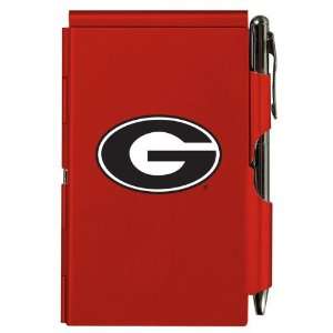  Georgia Bulldogs Flip Notes w/Pen & Metal Case NCAA 