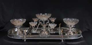 Sheffield Silver Plate Centrepiece Bowl Dish Epergene  