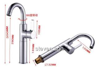 Chrome Bathroom Vessel Sink Faucet Mixer Tap JD 0879  