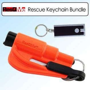 ResQMe Nov Rqm Or Rescue Keychain Life Saver Tool Orange Kit at  