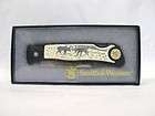 SMITH & WESSON 1st Production Run DEER Scrimshaw Knife Made in USA