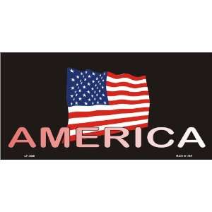  America License Plate 