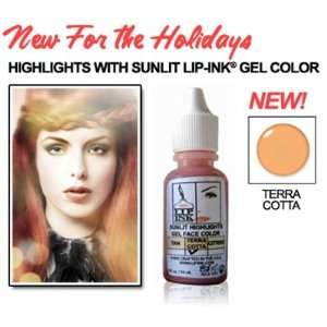 LIP INK® Face Sunlit Highlights Gel Color TERRA COTTA NEW