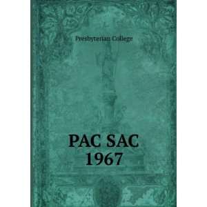  PAC SAC 1967 Presbyterian College Books