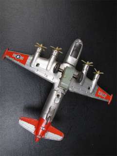 Vintage Yonezowa Tin USAF Transport MATS Service Plane  