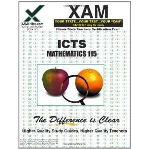  ICTS Mathematics 115 Teacher Certification Test Prep Study 