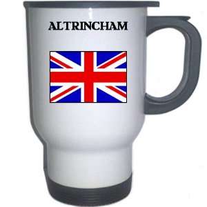  UK/England   ALTRINCHAM White Stainless Steel Mug 
