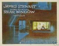 REAR WINDOW MOVIE POSTER James Stewart RARE VINTAGE 3  