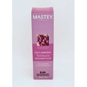 Mastey Teinture Zero Amonia High lift Permanent Hair Color #8.64 Light 