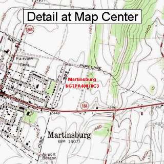   Map   Martinsburg, Pennsylvania (Folded/Waterproof)
