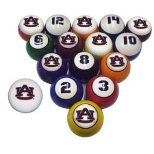  Auburn Tigers Billiard Ball Set