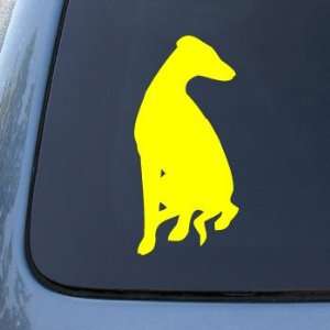 WHIPPET SILHOUETTE   Dog Vinyl Car Decal Sticker #1568  Vinyl Color 