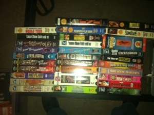 WWF ECW WCW Rare Wrestling VHS Lot   30 Tapes  