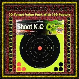    Casey 8 inch Shoot N C Adhesive Targets With 360 Pasters  