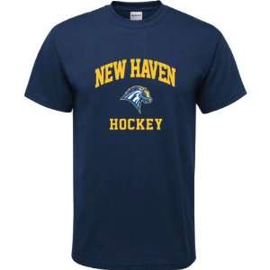 New Haven Chargers Navy Youth Hockey Arch T Shirt  Sports 