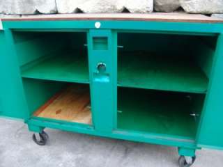 GREENLEE CABINET TOOL BOX CHEST WORK BENCH 3460/38721 GREAT SHAPE 