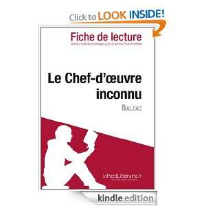 Le Chef doeuvre inconnu de Balzac (Fiche de lecture) (French Edition 