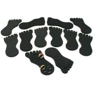   Black Toe Ring Foot Foam Displays Body Jewelry 5.25