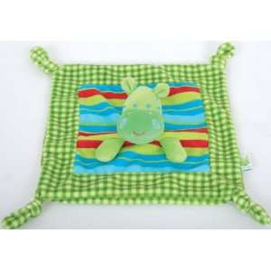  Tuc Tuc Little Hippo Teether Baby Blankie. 9x9. Baby