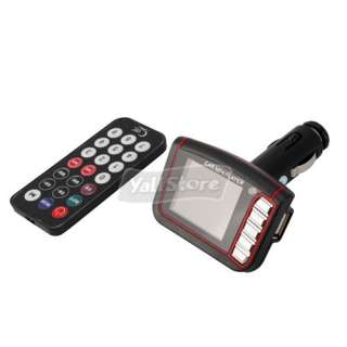 New 1.8 LCD Car  MP4 Player Wireless FM Transmitter Black USA 