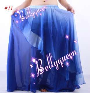 New Belly Dance Costume Silk Colorful Skirt  