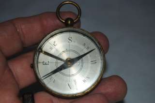  to u s a vintage french compass w lock in a brass case 
