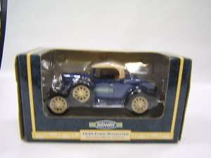 Ertl 1930 Ford Roadster Agway blue/tan in box  