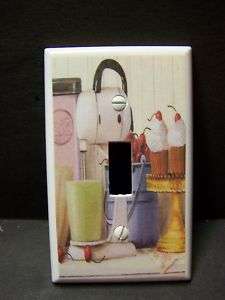 VINTAGE KITCHEN MIXER LIGHT SWITCH COVER PLATE  