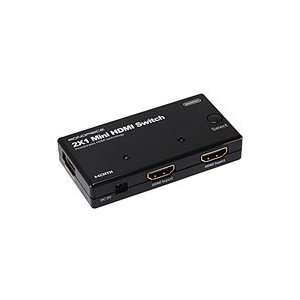  Brand New 2X1 Mini HDMI Switch w/ Optional Power Output 