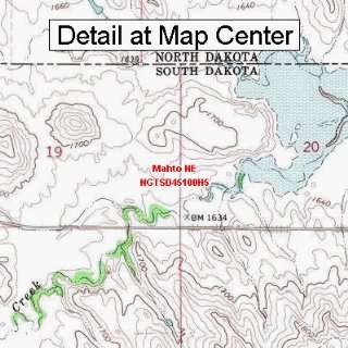   Map   Mahto NE, South Dakota (Folded/Waterproof)