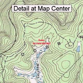 USGS Topographic Quadrangle Map   Davis, West Virginia 