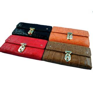   Ladies Women Fashion Genuine leather Clutch Bifold Wallet Purse Bag