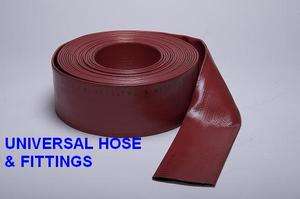 100 RED USA TRASH PUMP WATER DISCHARGE HOSE, CUT LENGHTS  