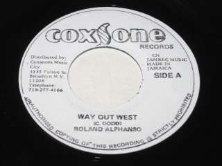 Roland Alphonso Skatalites 45 Way Out West COXSONE HEAR  