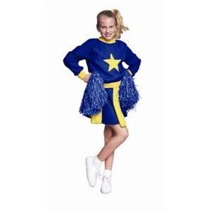 Cheerleader   Black/Yellow   Large Costume  Toys & Games  