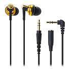 audio technica inner earphone ATH CKM500 GD