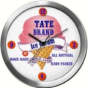 TATE 14 Inch Ice Cream Metal Clock Quartz Movement  