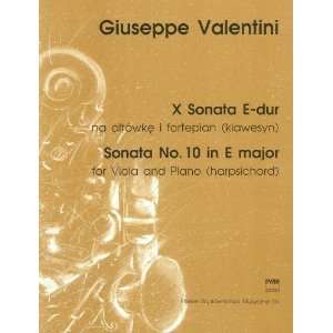  Giuseppe Valentini   Sonata No. 10 In E Major