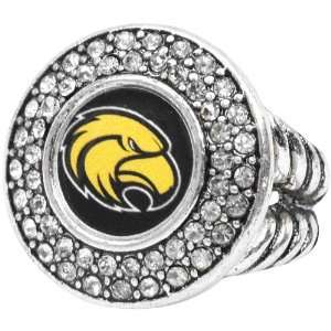   Southern Miss Golden Eagles Team Logo Crystal Ring
