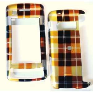   Plaid Lg Vx11000 Envy Touch Snap on Cell Phone Case Electronics