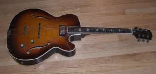 Vintage 1950s Epiphone Zephyr Regent Cutaway Players Project Guitar 
