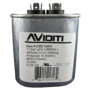  Aviditi CMC13 Capacitor, 17.5 Microfarad, 440 Volt 