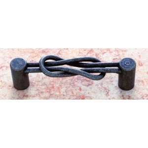   64722 Knotical 5 in. Center to Center Square Knot Designer Pull   Iron