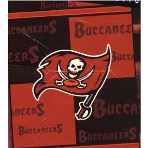   Bay Buccaneers Twin Raschel Plush Football Blanket 