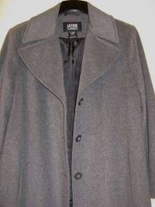 womens Cashmere Wool long coat jacket plus siz1X 2X 3X  
