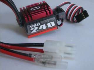 New VSC 240A 160A Brushed Speed Controller ESC 5V 1A for 1/10 RC Car 