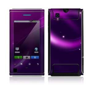 Motorola Devour Skin Decal Sticker   Abstract Purple