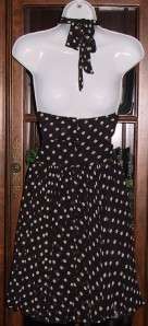 Victorias Secret $80 Georgette Halter Full Skirt Dress  