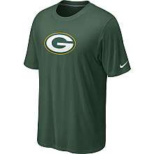 Nike Green Bay Packers Sideline Legend Authentic Logo Dri FIT T Shirt 