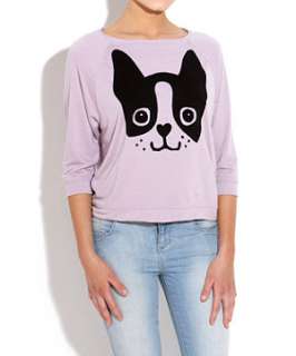 Lilac (Purple) Pug Print Sweatshirt  246410855  New Look